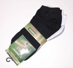 Ankelstrumpa, stl 35-38, 3-pack