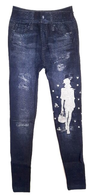 Leggings i stil utav jeans - Bild 2