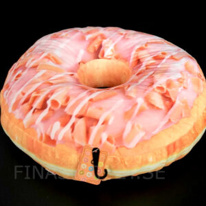 Donut kudde med glasyr